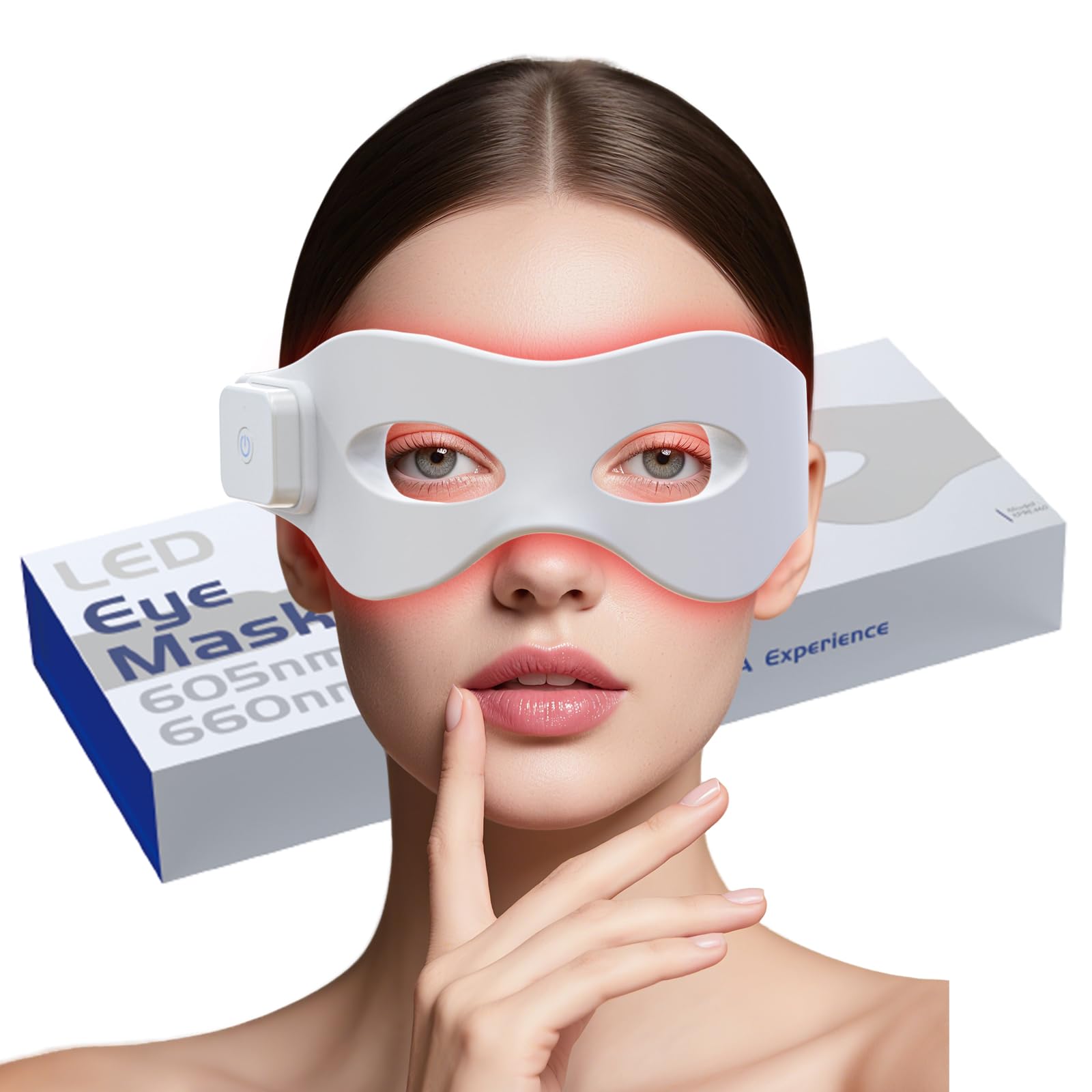 Light Therapy Glasses - Masażer oczu 3D z czerwonym światłem